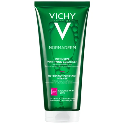 Sữa Rửa Mặt Vichy Dạng Gel Làm Sạch Sâu & Giảm Nhờn 400ml (full size, dạng chai vòi nhấn)