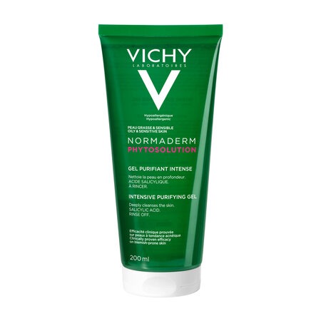 Sữa Rửa Mặt Vichy Dạng Gel Làm Sạch Sâu & Giảm Nhờn 400ml (full size, dạng chai vòi nhấn)