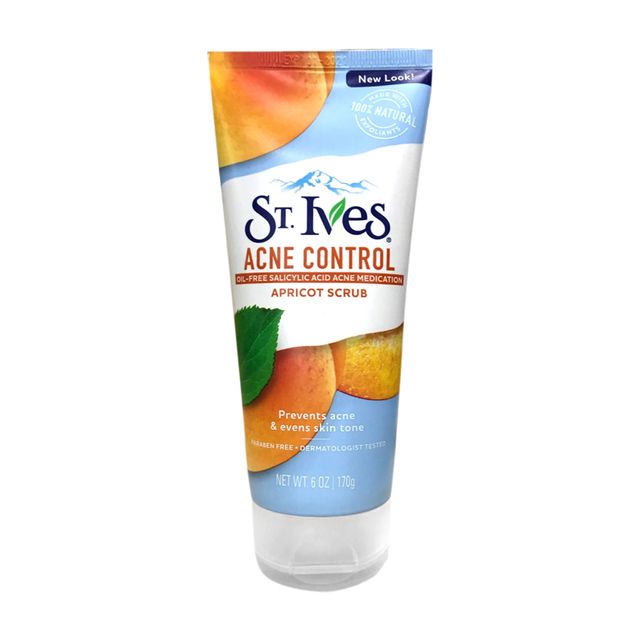 Sữa Rửa Mặt St.Ives Tẩy Tế Bào Chết Trái Mơ Ngừa Mụn 170ml