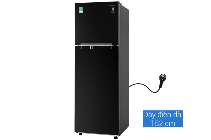Tủ lạnh Samsung Inverter 256 lít 256 lít, Đen