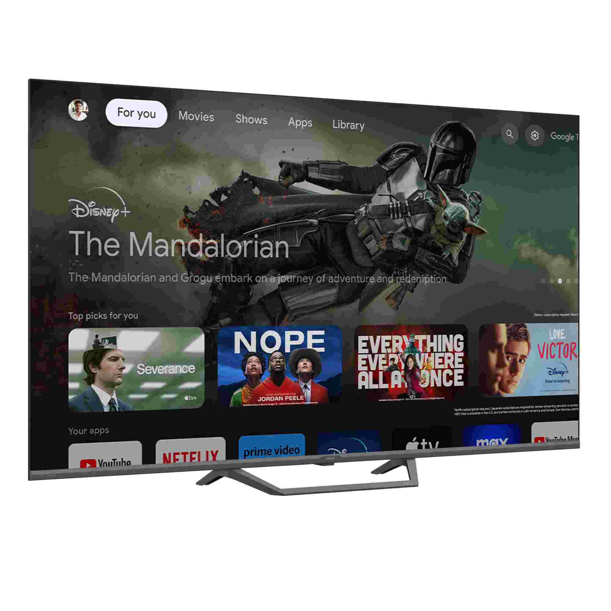 Google Tivi QLED Aqua 4K 55 inch AQT55S80EUX