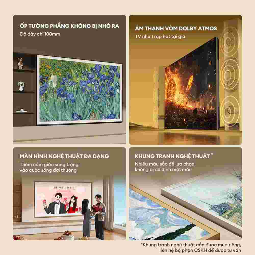Google Tivi Khung Tranh Coocaa QLED 4K 65 inch 65LN7000G