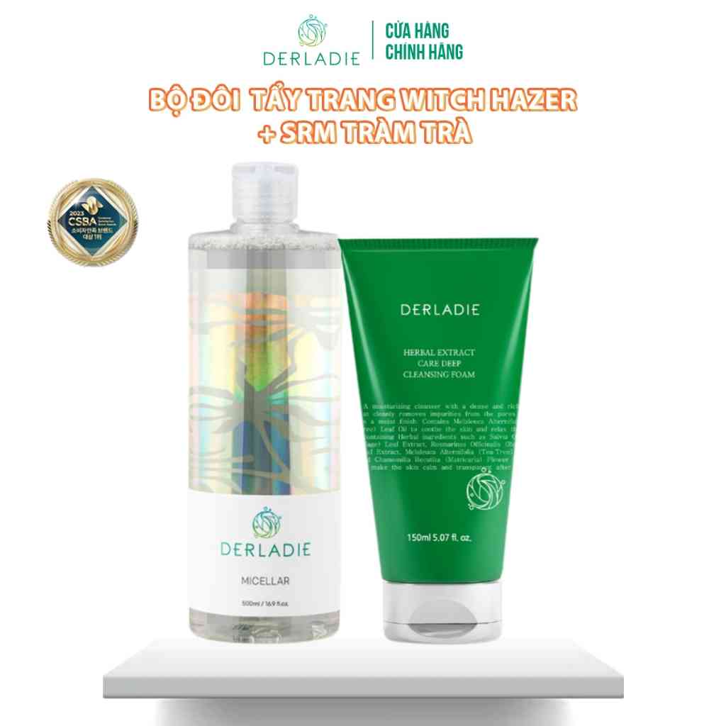 Sữa Rửa Mặt Derladie Tràm Trà Sạch Sâu, Kiềm Dầu 150ml