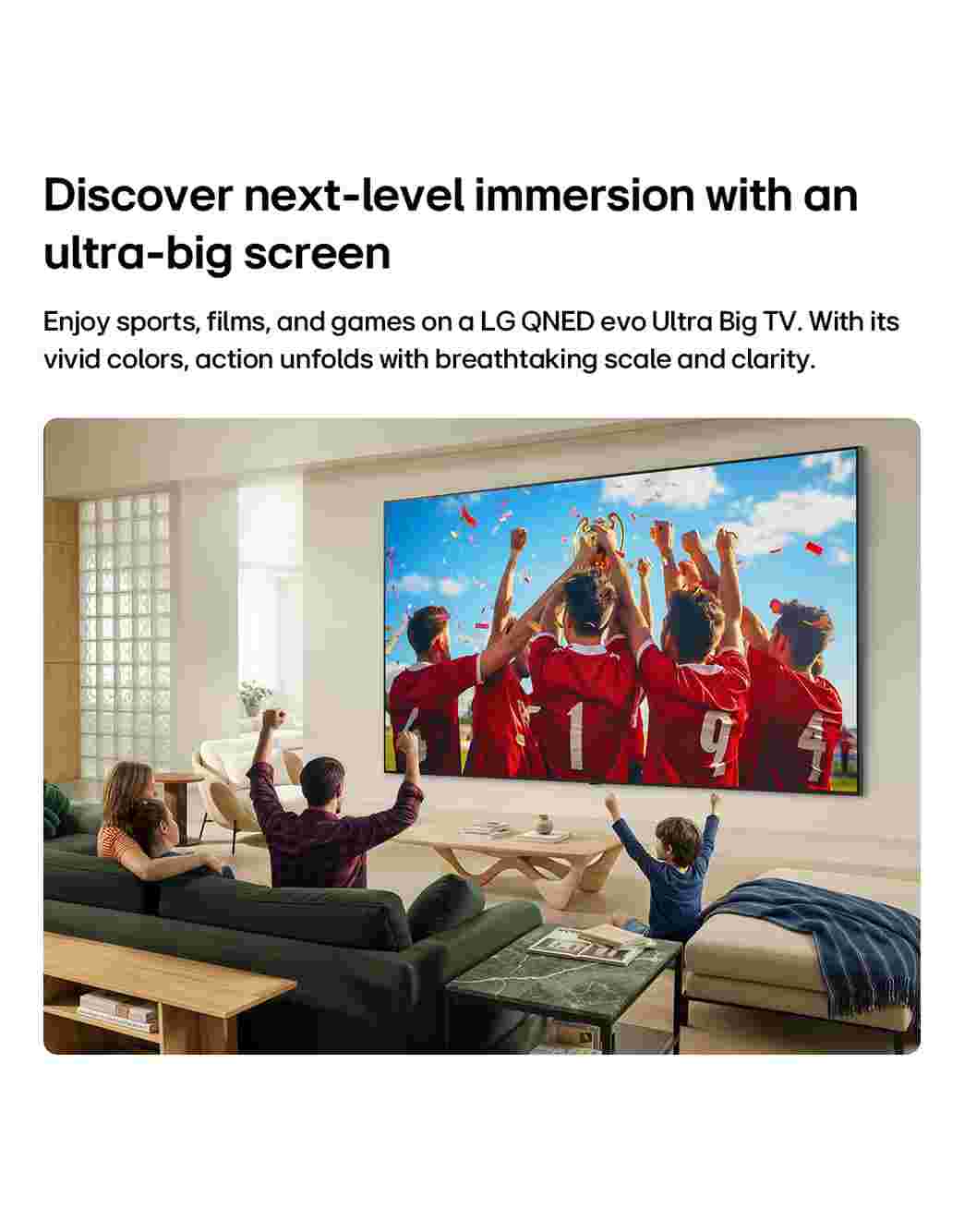 TV LG QNED evo AI Mini LED 4K 100 inch 100QNED86BS