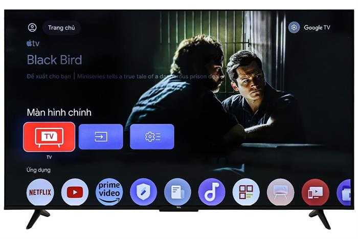 Google Tivi TCL 4K 75 inch 75P635