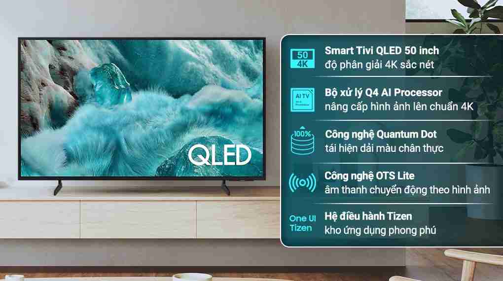 Samsung Smart TV QLED 4K 50 inch QA50Q7FA