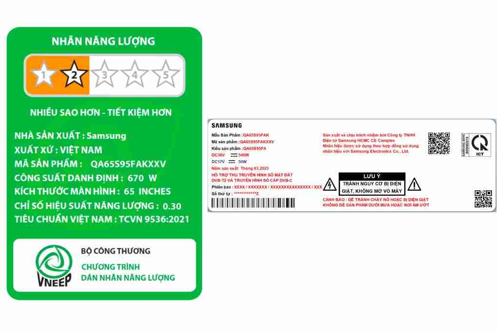 Samsung Smart TV OLED 4K 65 inch QA65S95F