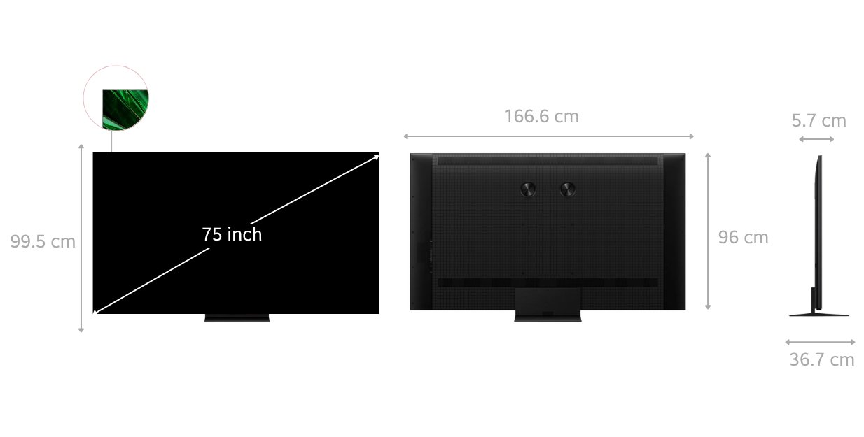 Google Tivi RGB-Mini LED TCL AI 4K 75 inch 75RM7L