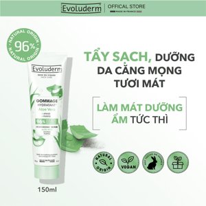 Tẩy Tế Bào Chết Evoluderm Dưỡng Ẩm Da Chiết Xuất Lô Hội 150g