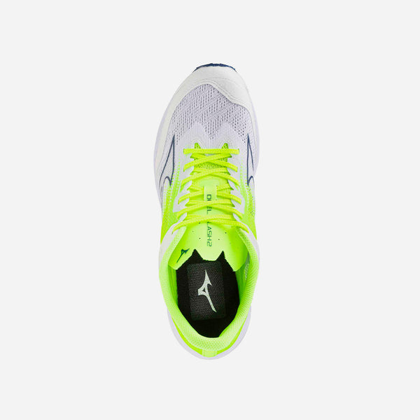 Giày Chạy Bộ Unisex Mizuno Duel Flash 2 White/Green
