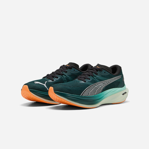 Giày Chạy Bộ Nam Puma Deviate Nitro 3 Xanh Lá