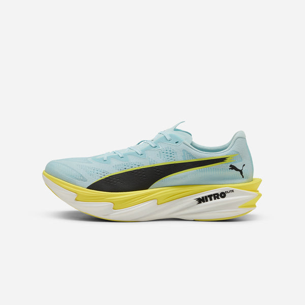 Giày Chạy Bộ Nam Puma Deviate Nitro Elite 4 Xanh Mint
