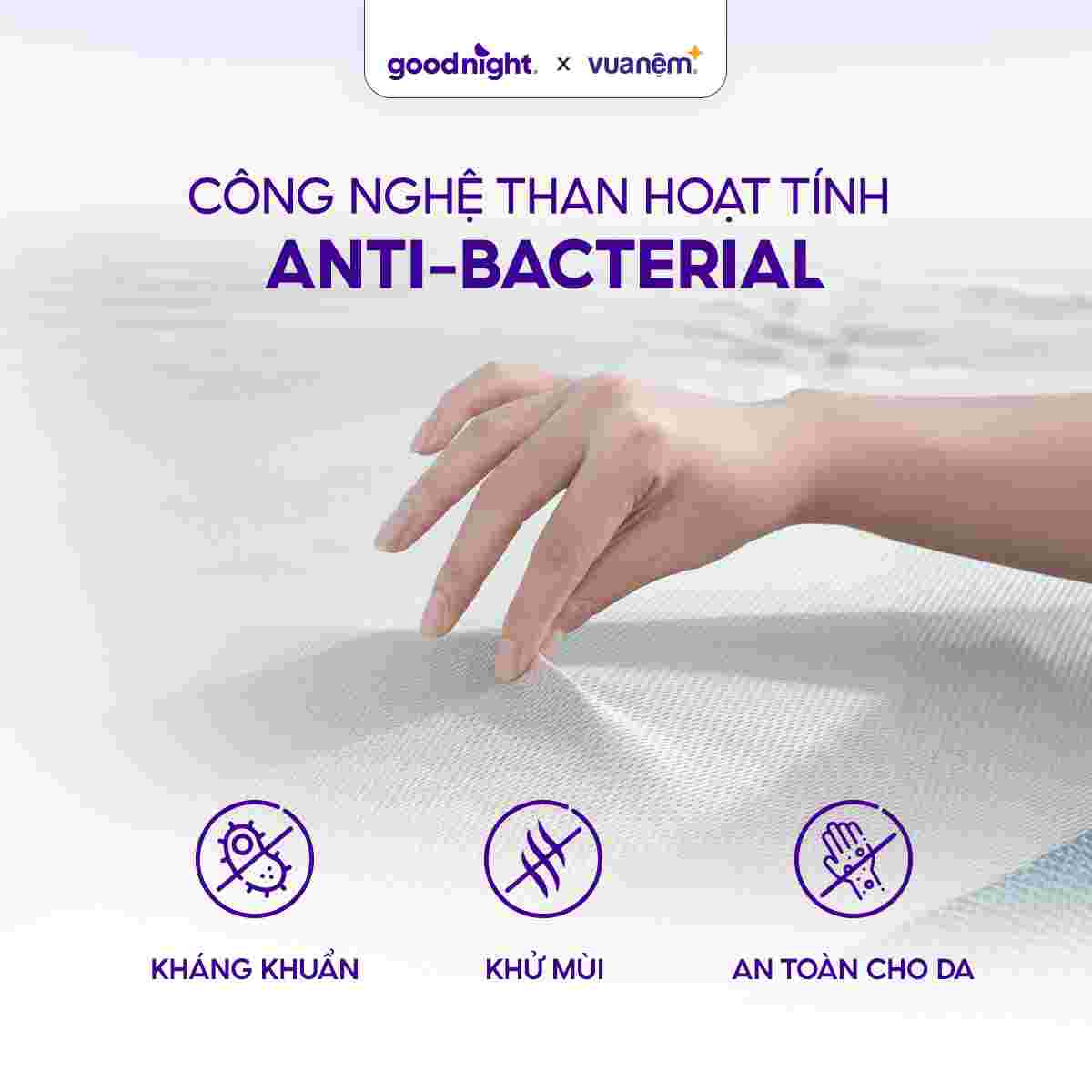 Nệm foam Goodnight Massage 1.0 10cm