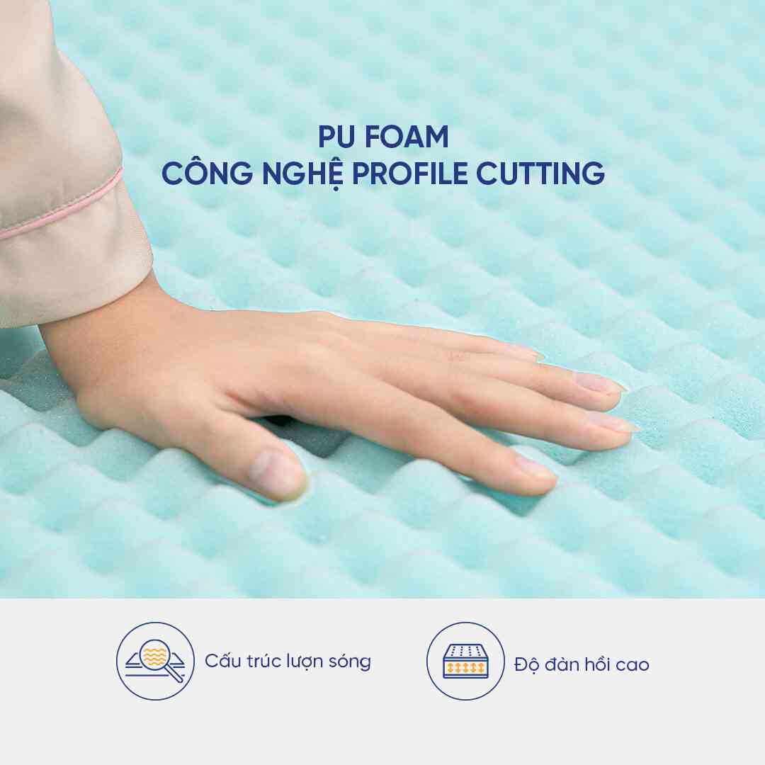 Nệm foam Goodnight Osaka 9cm