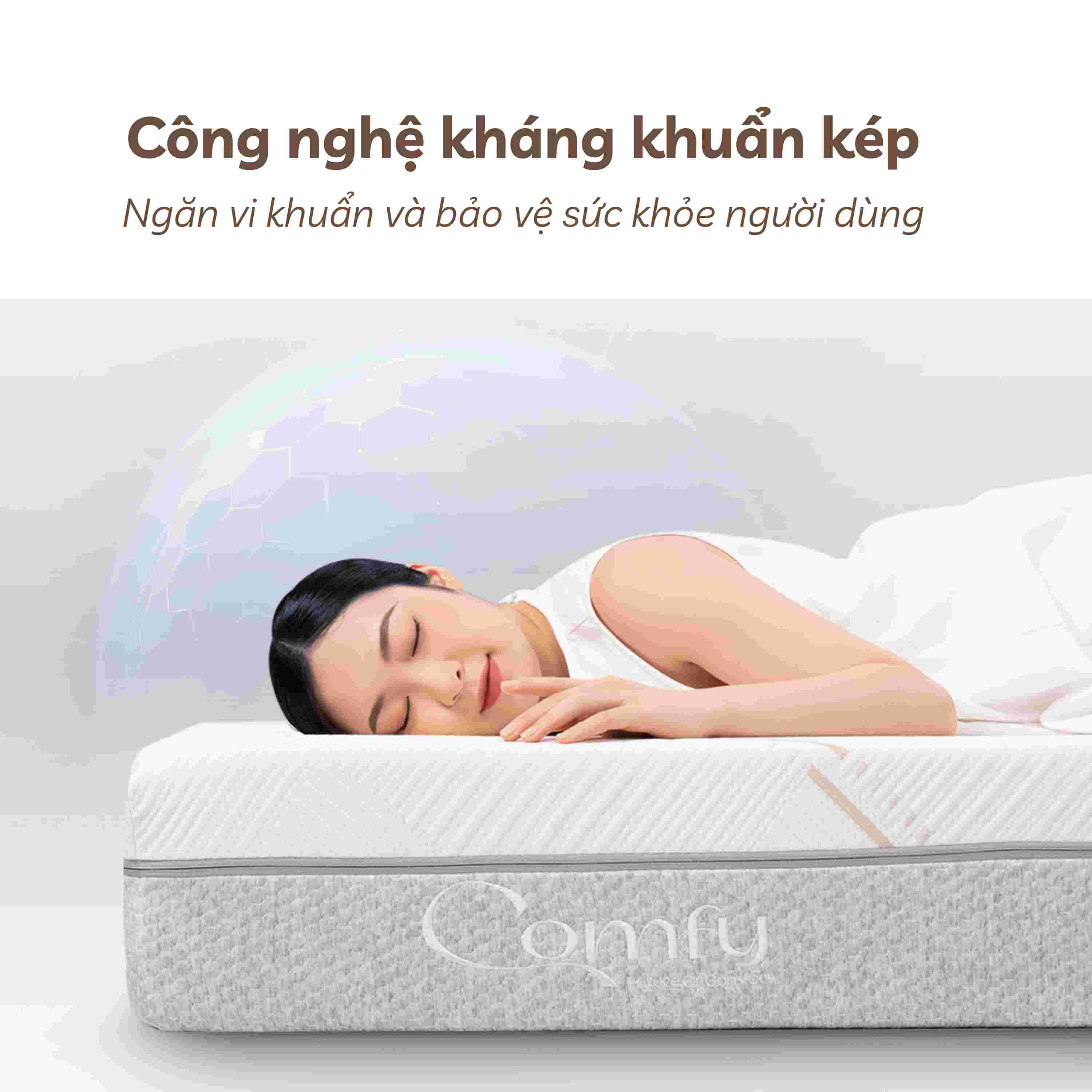 Nệm foam Comfy Lux 1.0 20cm
