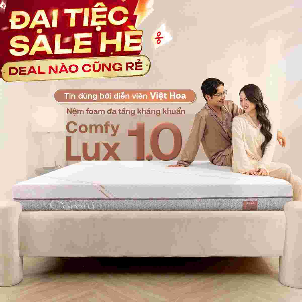 Nệm foam Comfy Lux 1.0 20cm