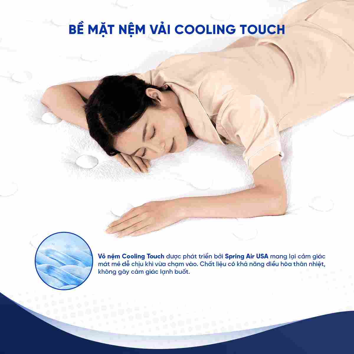 Nệm lò xo Spring Air Back Supporter Firm Plus