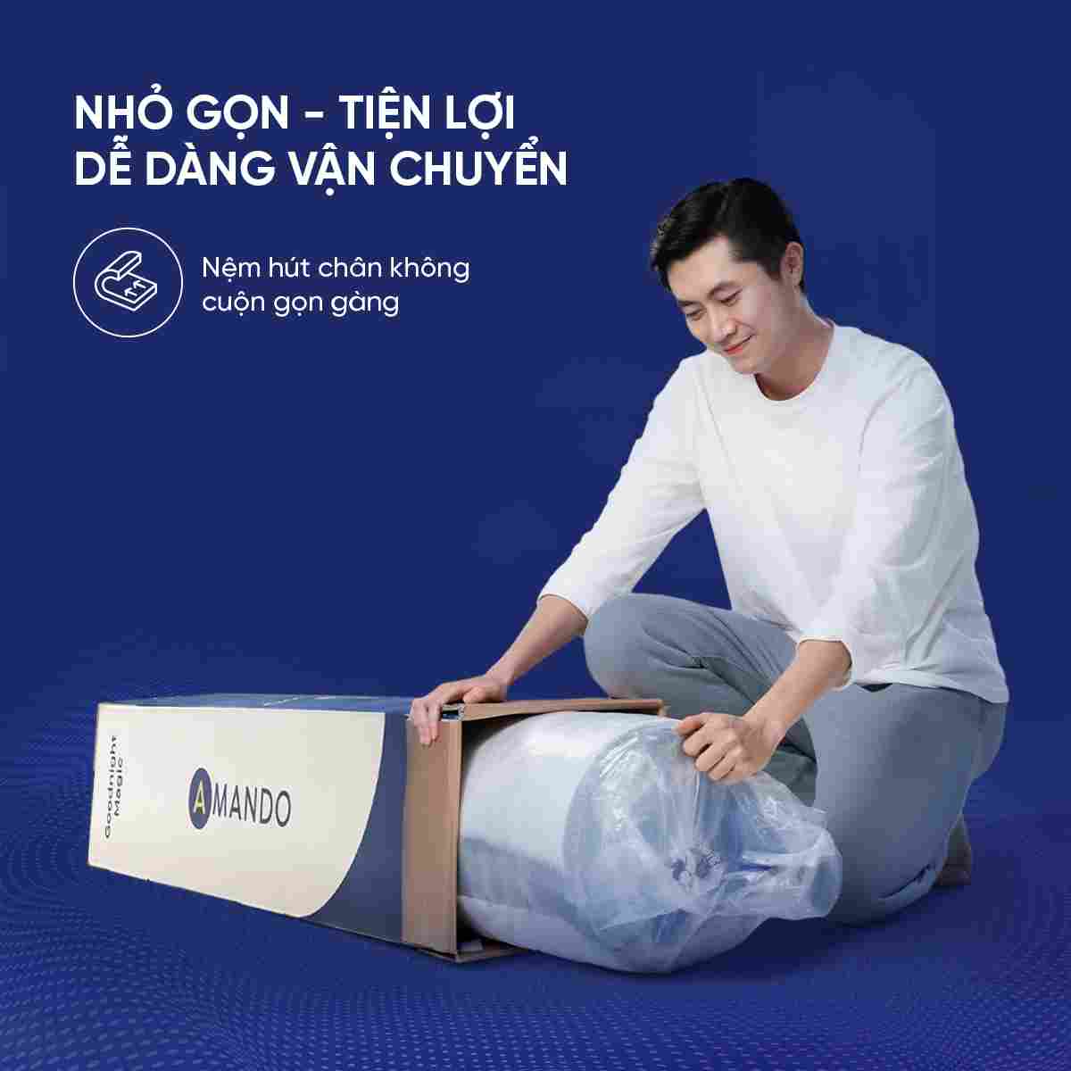 Nệm lò xo Amando Goodnight Magic 20cm