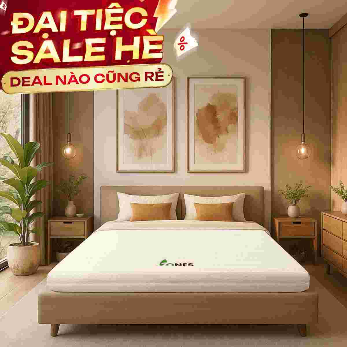 Nệm cao su Gummi 7zones nhập khẩu dày 12cm