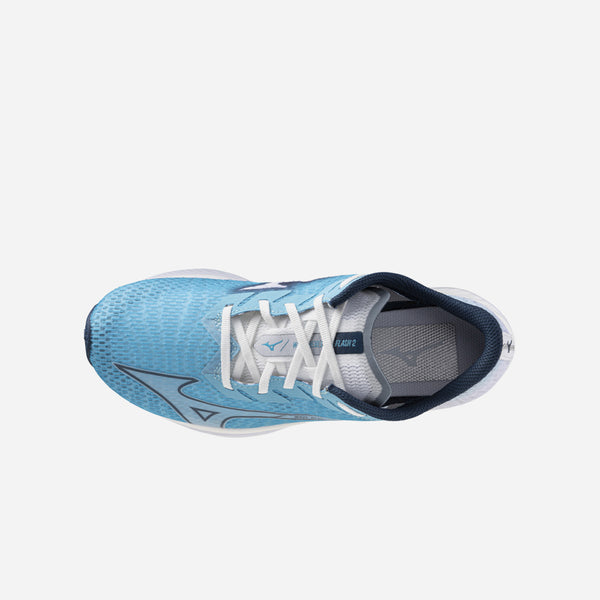 Giày Chạy Bộ Nữ Mizuno Wave Rebellion Flash 2 Xanh River Blue