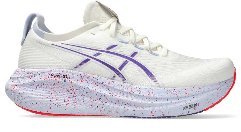 Giày Chạy Bộ Nữ Asics Gel-Nimbus 27 Tokyo Kem / Tím Edo