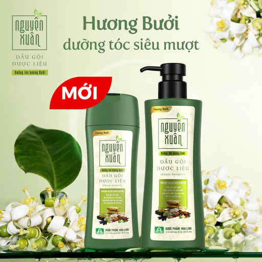 Dầu Gội Nguyên Xuân Dược Liệu Dưỡng Tóc Hương Bưởi 250ml