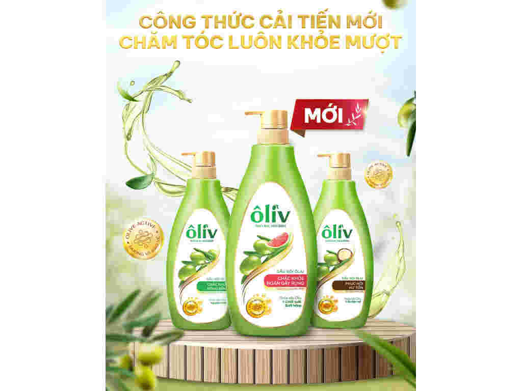 Dầu Gội Ôliv Natural Nourish Dưỡng Tóc Bồng Bềnh Dưỡng Tóc Chắc Khỏe