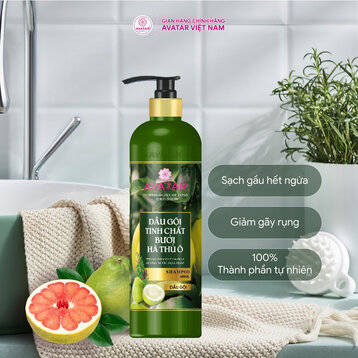 Dầu Gội Avatar Tinh Chất Bưởi Hà Thủ Ô 600ml