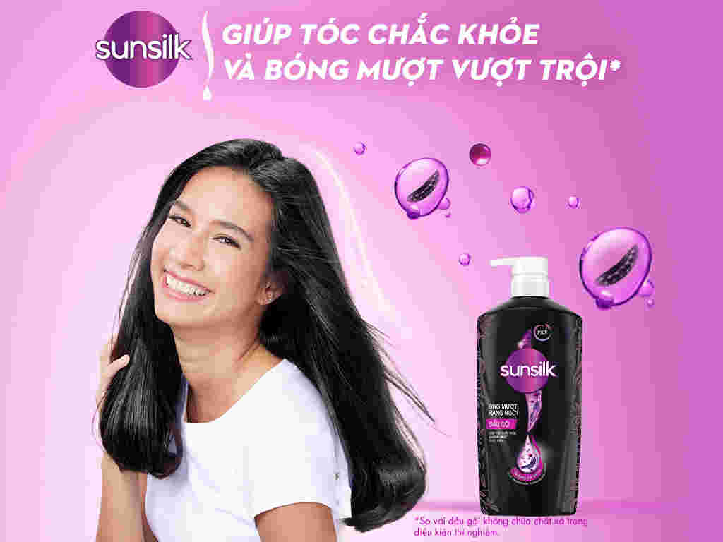 Dầu Gội Sunsilk Óng Mượt Rạng Ngời 650g