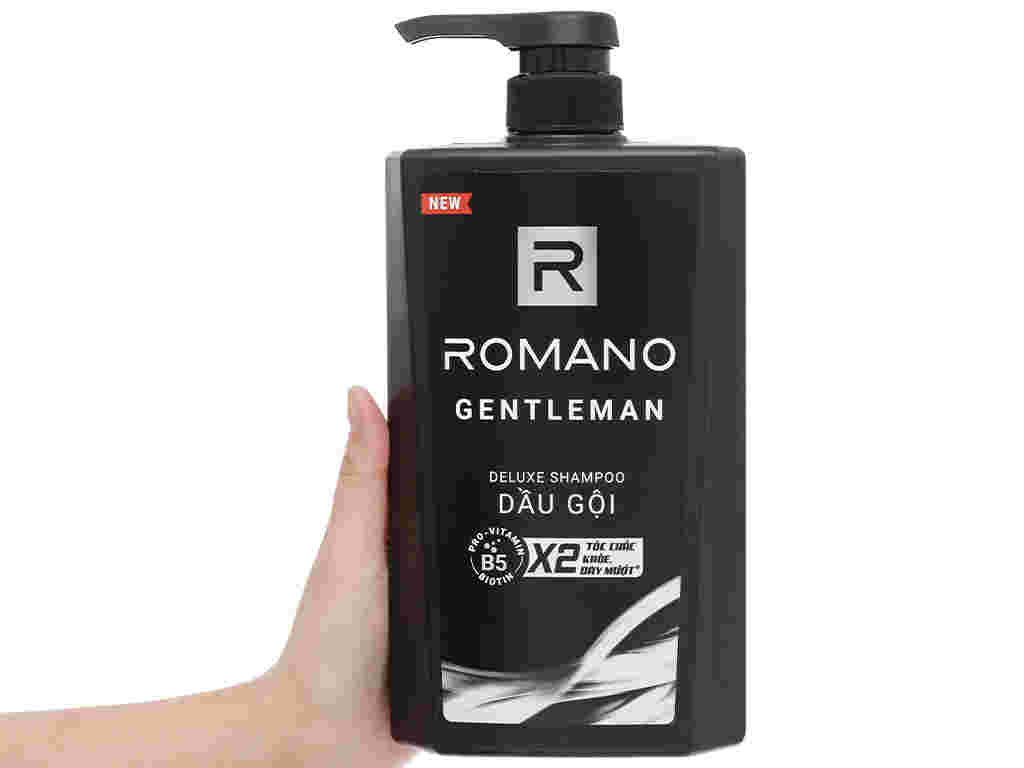 Dầu Gội Romano Hương Nước Hoa Gentleman 650g, Gentleman