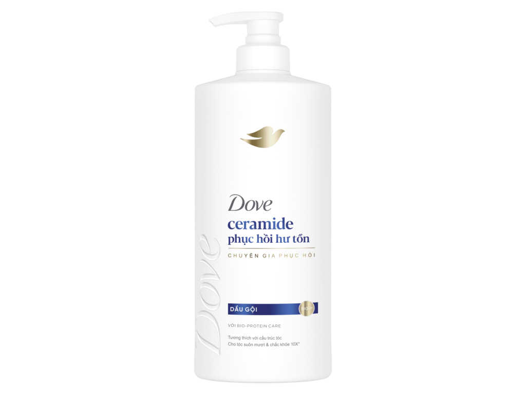 Dầu Gội Dove Ceramide Phục Hồi Hư Tổn 640g