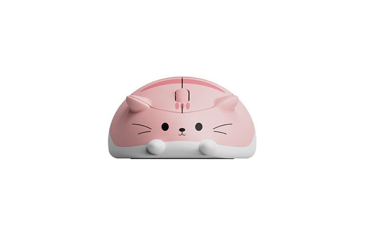 Chuột Bluetooth Akko Cat Theme Mouse Pink ANGIE
