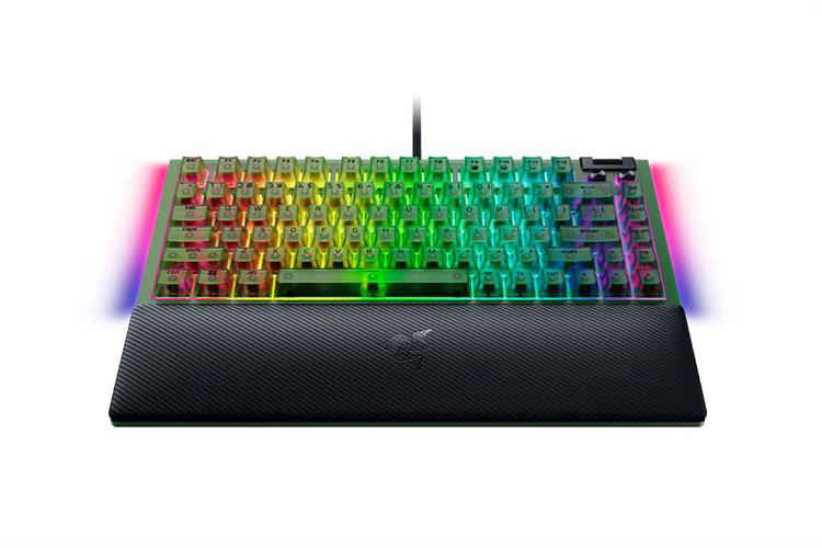 Bàn Phím Cơ Có Dây Gaming Razer BlackWidow V4 75% Phantom Green Edition