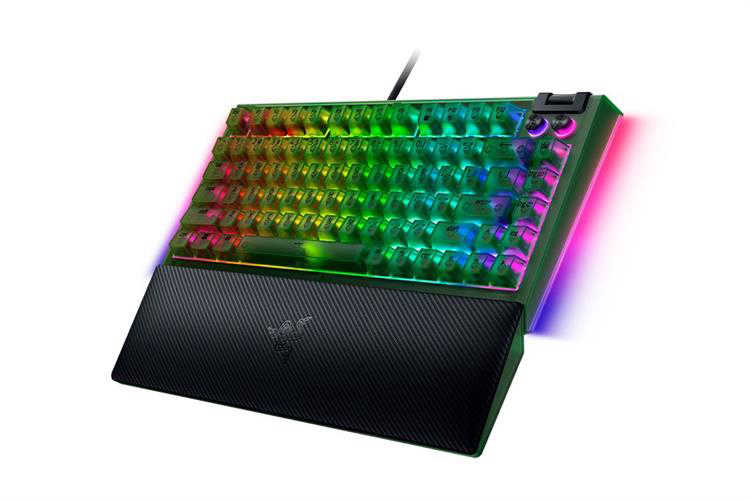 Bàn Phím Cơ Có Dây Gaming Razer BlackWidow V4 75% Phantom Green Edition