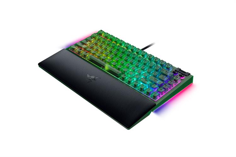 Bàn Phím Cơ Có Dây Gaming Razer BlackWidow V4 75% Phantom Green Edition