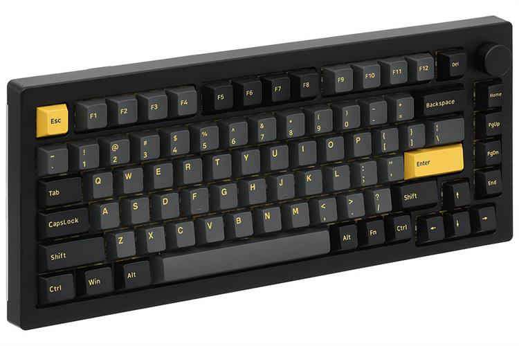 Bàn Phím Cơ Bluetooth Akko 5075B Plus Black & Gold