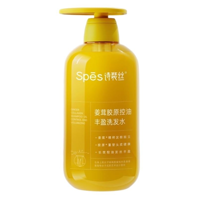 Dầu Gội Spes Chiết Xuất Gừng Kiềm Dầu, Làm Phồng Tóc 500ml