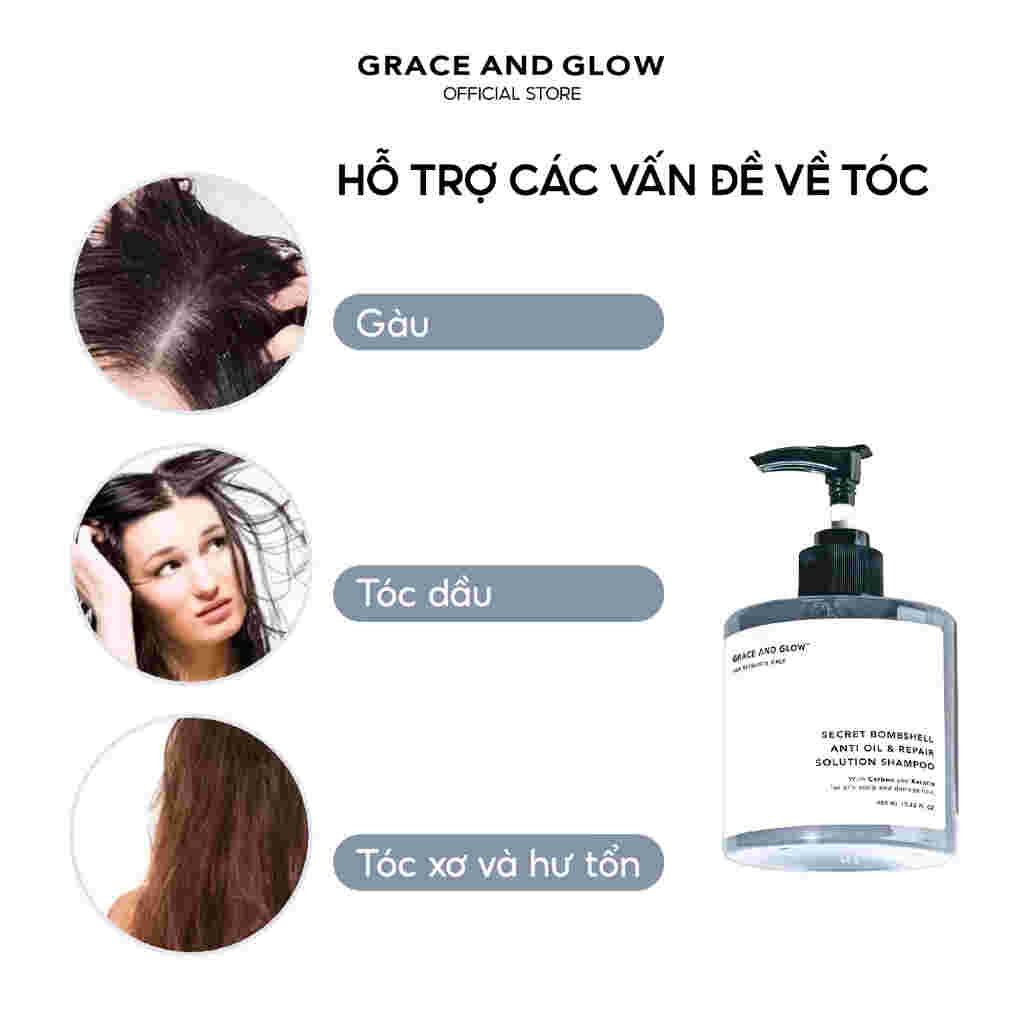 Dầu Gội Grace And Glow Secret Bombshell Kiềm Dầu 400ml