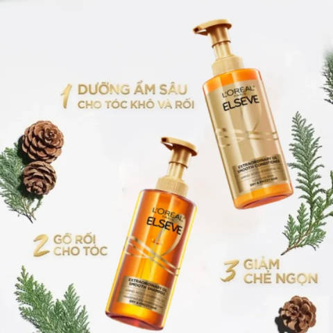 Dầu Xả L'Oreal Dưỡng Tóc Suôn Mượt Tóc Cao Cấp 440ml