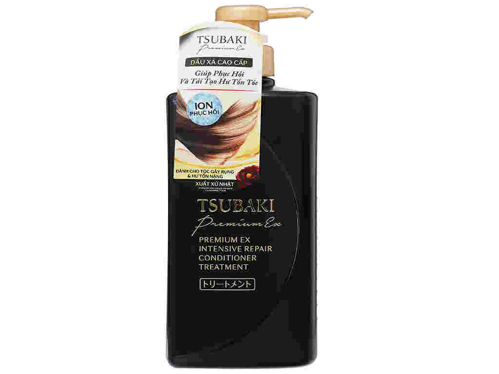 Dầu Xả Tsubaki Phục Hồi Hư Tổn Chuyên Sâu 450ml