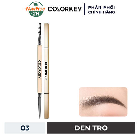 Chì Kẻ Mày Colorkey Lâu Trôi, Kháng Nước (The Rapid Eyebrow Pencil) 02