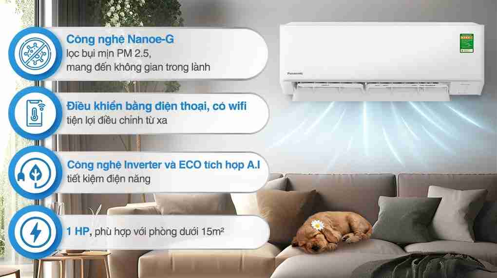 Panasonic Inverter 1 HP CU/CS-PU9AKH-8