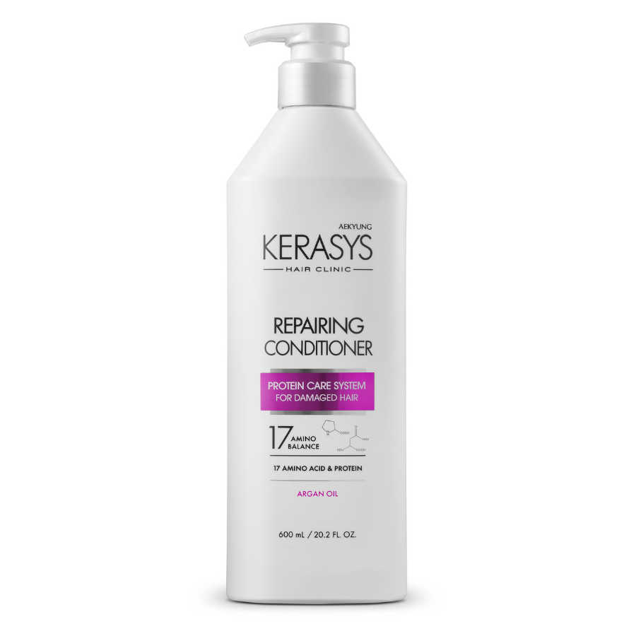 Dầu Xả KeraSys Phục Hồi Độ Bóng Cho Tóc Hư Tổn 600ml