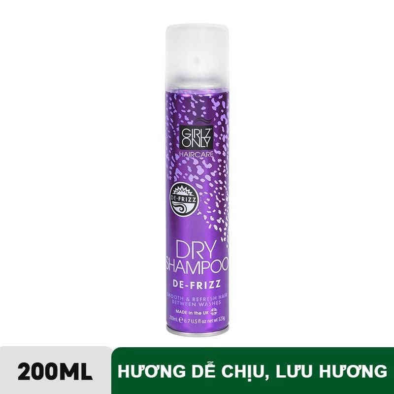 Dầu Gội Khô Girlz Only Tóc Bồng Bềnh Tức Thì 200ml