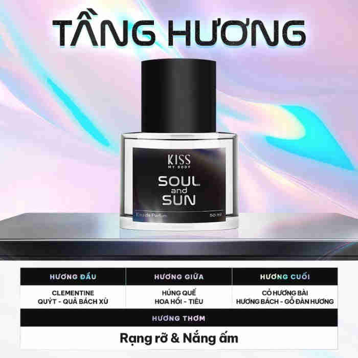 Nước Hoa Nam Nữ Kiss My Body Hương Nude & Naked Nước Hoa Nam Nữ Kiss My Body Hương Wild & Free 50ml