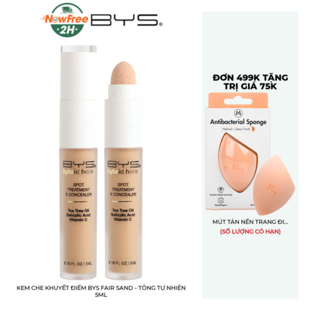 Kem Che Khuyết Điểm BYS Ivory (Hybrid Hero Spot Treatment x Concealer) Ivory