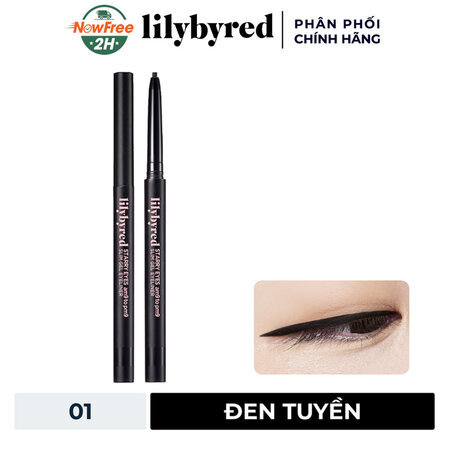 Chì Kẻ Mắt Lilybyred Siêu Mảnh Lâu Trôi (Starry Eyes Am9 to Pm9 Slim Gel Eyeliner) 02