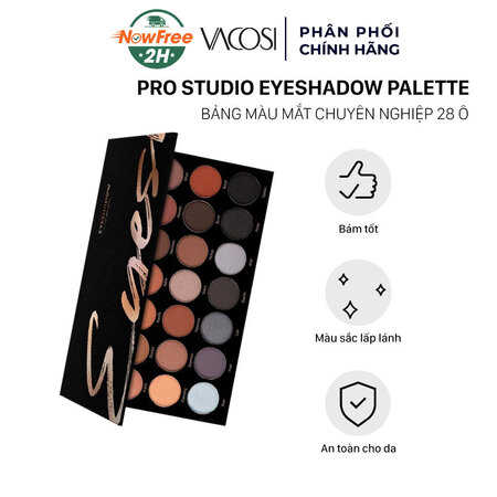 Bảng Màu Mắt Chuyên Nghiệp Vacosi (Eyeshadow Palette ) 82EKB Koffee Brown