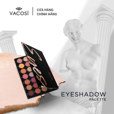 Bảng Màu Mắt Chuyên Nghiệp Vacosi (Eyeshadow Palette ) 82EKB Koffee Brown
