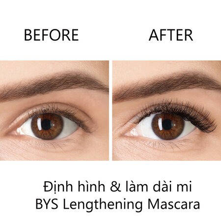 Mascara BYS Làm Dài Mi Lâu Trôi 16h (16 Hour Lengthening Mascara Waterproof)